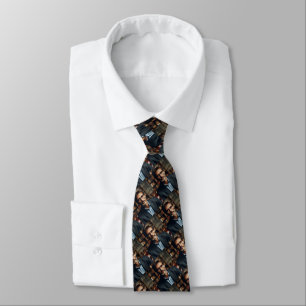 Personalised Dad's Photo Elegant Pattern Father's Tie