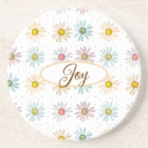 Personalised Daisy Coaster
