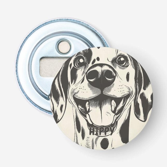 Personalised Dalmatian Dog Bottle Opener (Front)