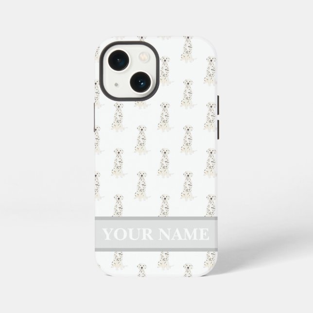 Personalised Dalmatian Dog iPhone Case (Back)