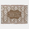 Personalised Damask Wedding/Custom Sand/White
