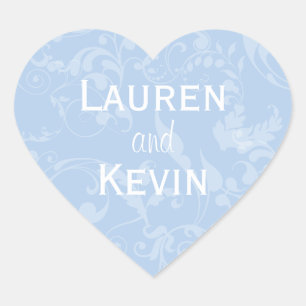 Personalised Damask Wedding Seal