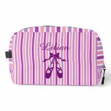 Personalised Dance Bag with Name Purple Ballet