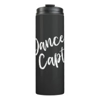 Personalised Dance Captain Choreographer Black