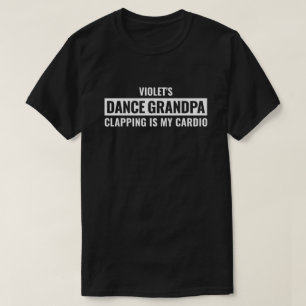 Personalised Dance Grandpa for Men Custom Gift T-Shirt