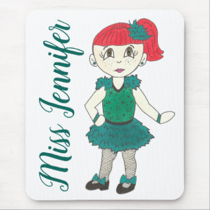 Personalised Dance Teacher Gift Tap Recital Class Mouse Pad