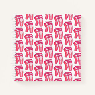 Personalised Dance Teacher Pink Ballet Pointe Toe Notebook