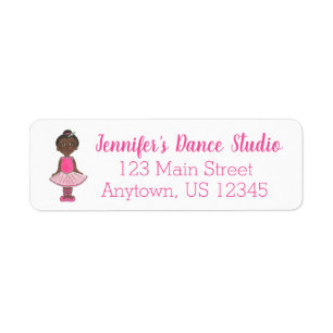 Personalised Dance Teacher Studio Pink Ballerina