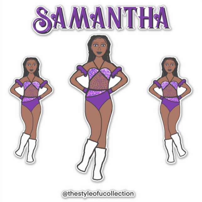 Personalised Dance Team Grape Stones  (Front)