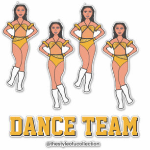 Personalised Dance Team Sunflower Stones #2