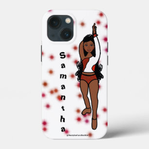 Personalised Dancer iPhone  /iPad case Red Spark