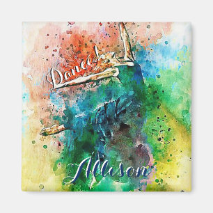 Personalised dancer  magnet
