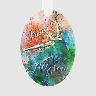 Personalised dancer ornament