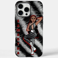 Personalised Dancer Red Zebra #1