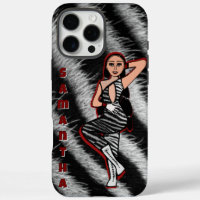 Personalised Dancer Red Zebra #2