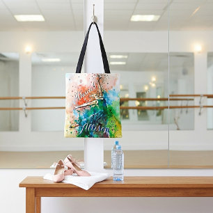 Personalised dancer  tote bag