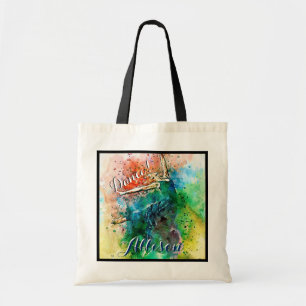 Personalised dancer  tote bag