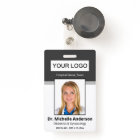 Personalised Dark Grey Doctor Photo Identity