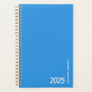 Personalised Darkend Blue Dated My Daily Planner