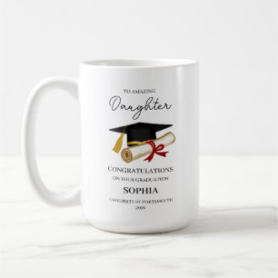 Personalised Daughter Graduation Keepsake Coffee Mug