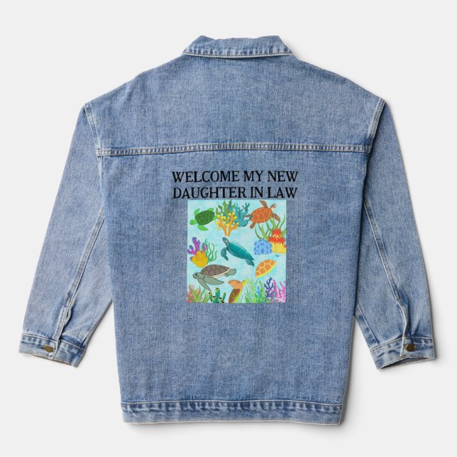 Personalised Daughter-in-Law's Denim Jacket (Back)
