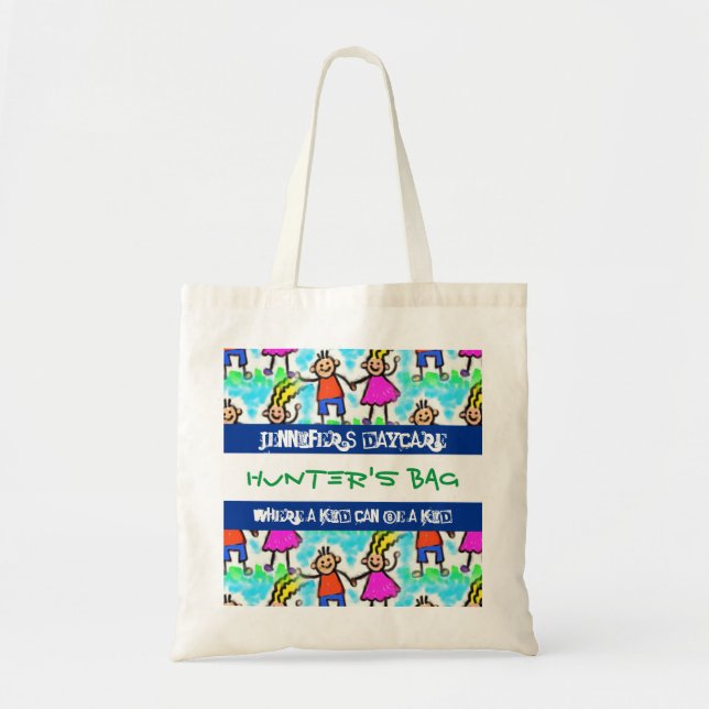 Personalised Daycare Take Home Daily Bag #2 (Front)
