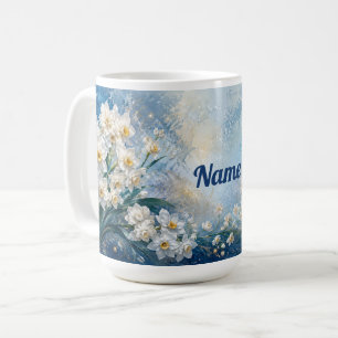 Personalised December Birth Flower Narcissus Coffee Mug