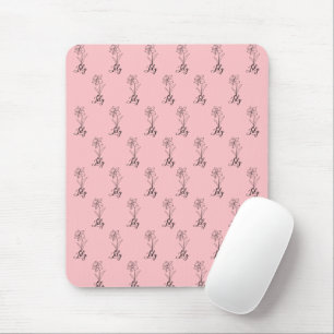 Personalised December Narcissus Birth Flower Gift Mouse Pad