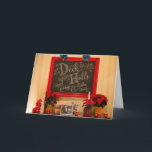 Personalised Deck the Halls - Greeting Card<br><div class="desc">Deck the Halls in the Vice President's Residence located on the grounds of the United States Naval Observatory (USNO), in northwestern Washington, D.C. Here’s a framed chalkboard in their foyer, displaying the theme this year: “Deck the Halls.” Throughout the house, each room is decked out with ornaments, wreaths and other...</div>
