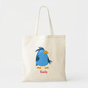 Personalised Decorative Animal Bird Blue Funny Tote Bag