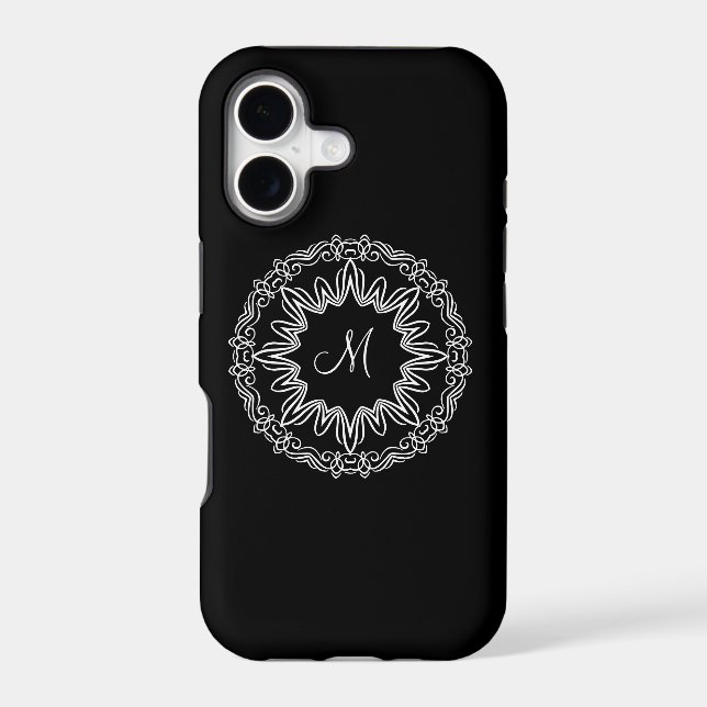 Personalised Decorative Monogram Design (Back)