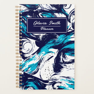 Personalised Deep Ocean Print Planner