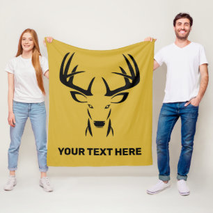 Personalised Deer Hunting Blanket for Hunters