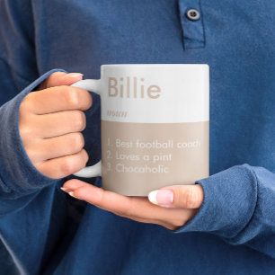 Personalised Definition Mug Custom Name Coffee