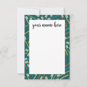 Personalised Dentist Note Cards