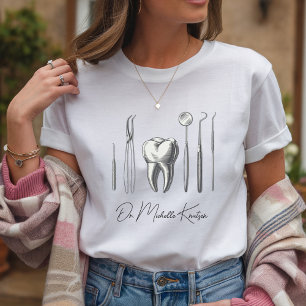 Personalised Dentist Professional Dental White T-Shirt
