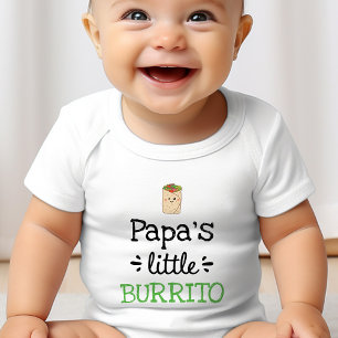 Personalised Design   [Any Text's] Little Burrito Baby Bodysuit