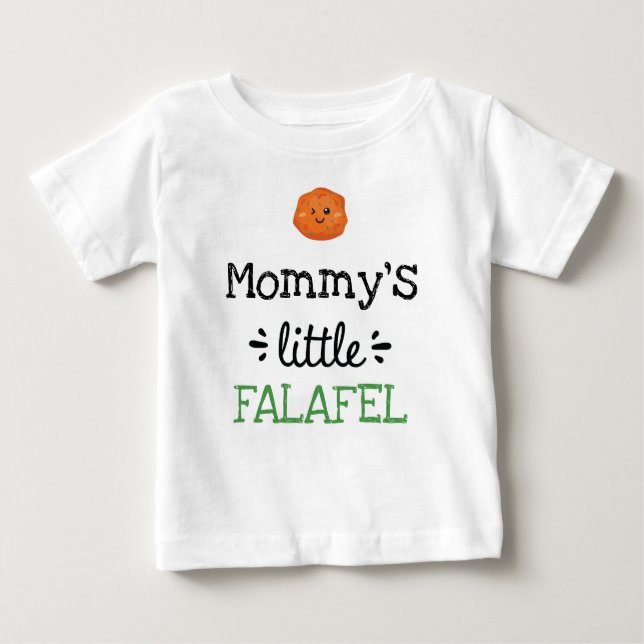 Personalised Design | [Any Text's] Little Falafel Baby T-Shirt (Front)