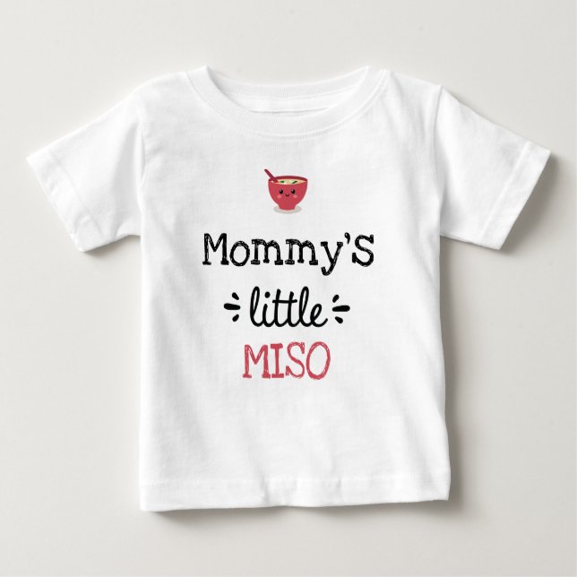 Personalised Design | [Any Text's] Little Miso Baby T-Shirt (Front)