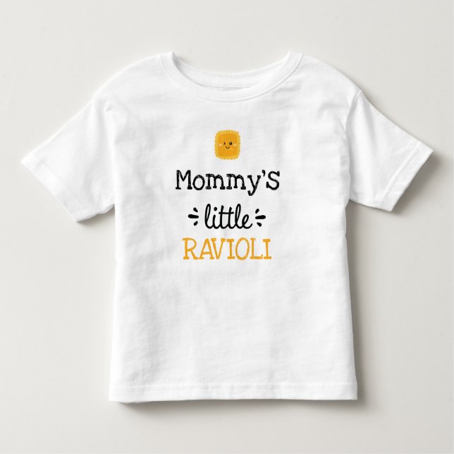 Personalised Design | [Any Text's] Little Ravioli Toddler T-Shirt (Front)