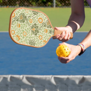 Personalised Design William Morris Pattern   Pickleball Paddle