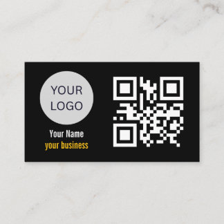 Personalised design with Custom Contact & qr code Business Card