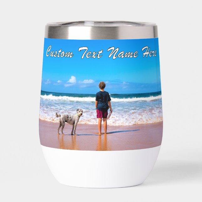 Personalised Design Your Own Custom Photo and Text (Back)