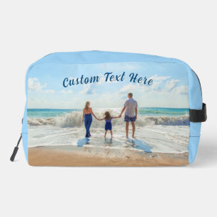 Personalised Design Your Own Custom Photo and Text Dopp Kit