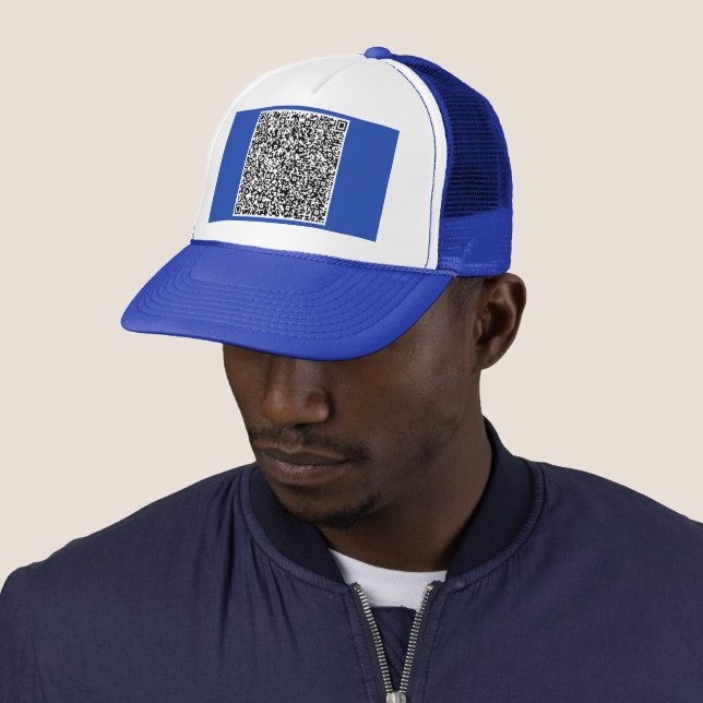 Personalised Design Your Own Funny QR Code Hat (In Situ)