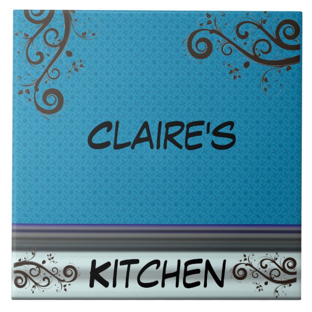 Personalised Designer Kitchen Trivet Template (Front)