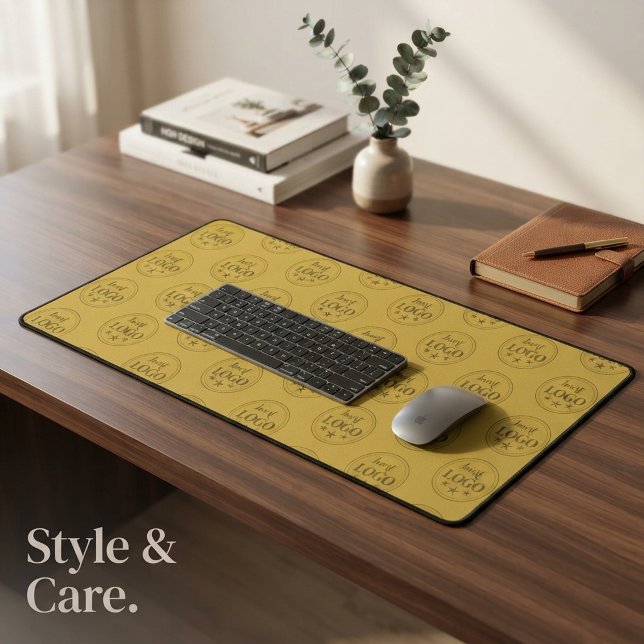 Personalised Desk Mat with Custom Logo Pattern (Personalized Desk Mat with Custom Logo Pattern)