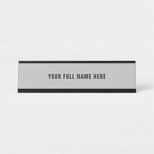Personalised Desk Name Plate Your Colours and Font