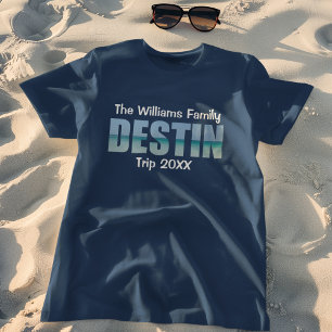 Personalised Destin Beach Trip Matching Family T-Shirt