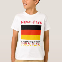 Personalised Deutschland Flag Heritage Boy's